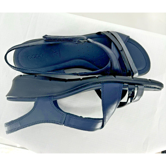 ECCO Women's Felicia Sandals Marine-Black EU 41, US 10-10.5 - Picture 11 of 13